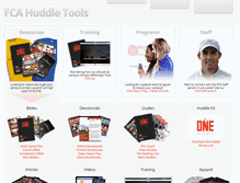 Tablet Screenshot of fcahuddletools.com